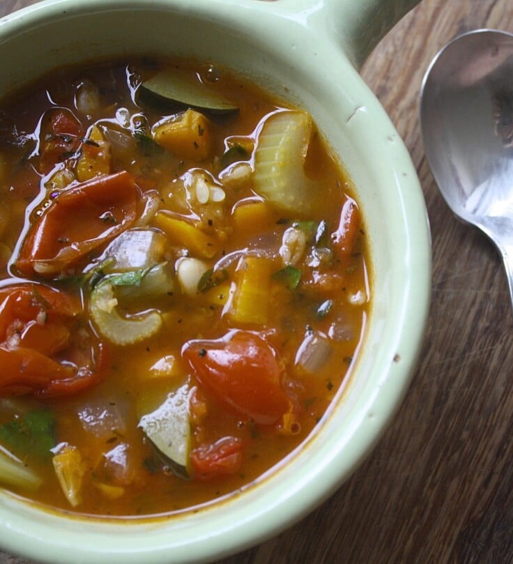 Chunk Vegetable Soup | Zestful Kitchen