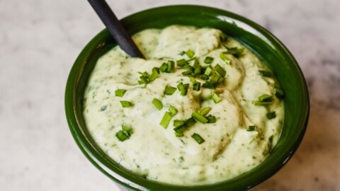 Avocado Green Goddess Dressing