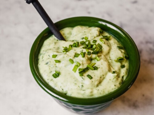 Avocado Green Goddess Dressing