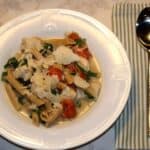 Chicken Florentine Pasta for One | Zestful Kitchen