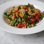 Grilled Vegetable and Farro Salad | Zestful Kitchen