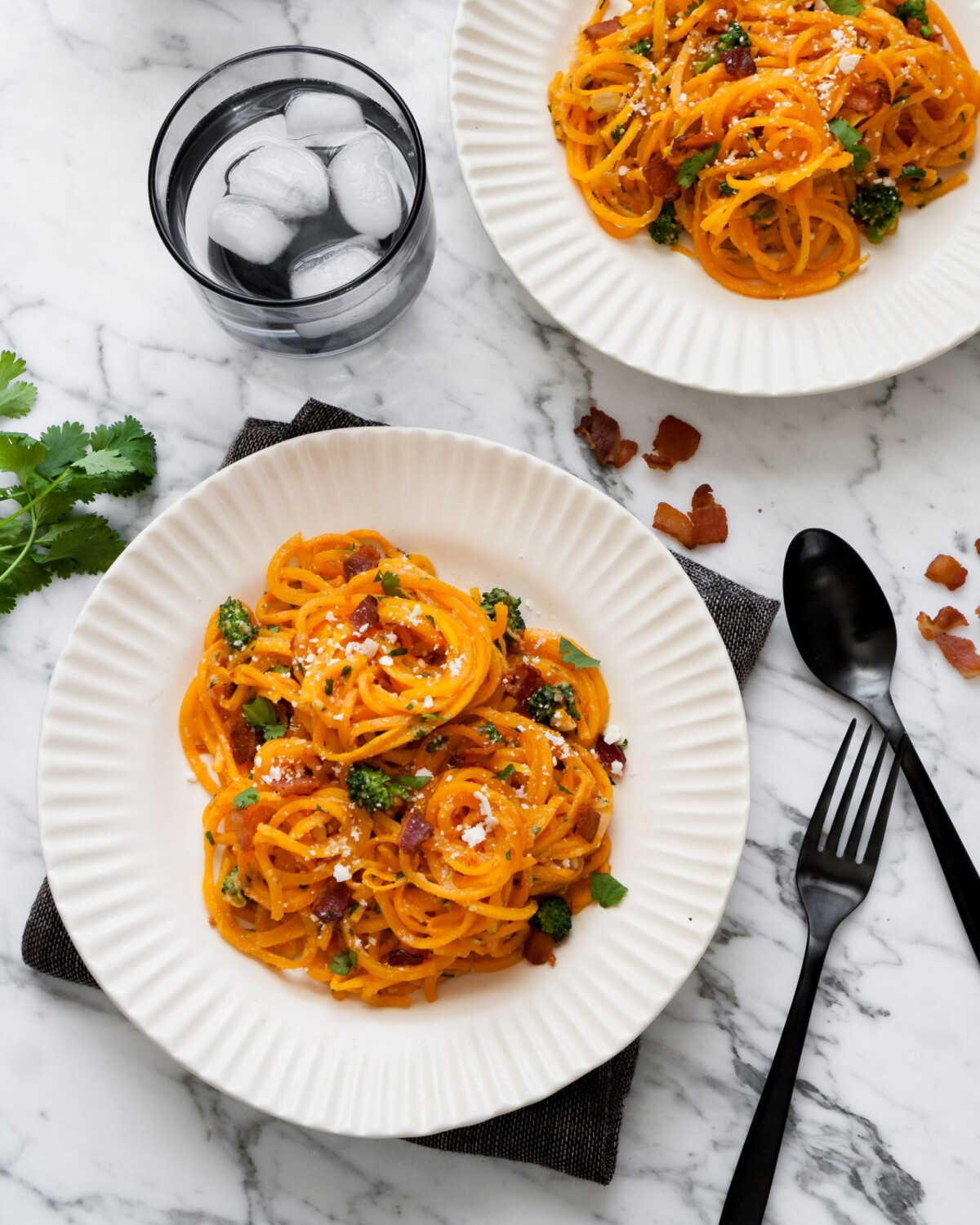 Healthy Chipotle Butternut Squash Carbonara Zestful Kitchen