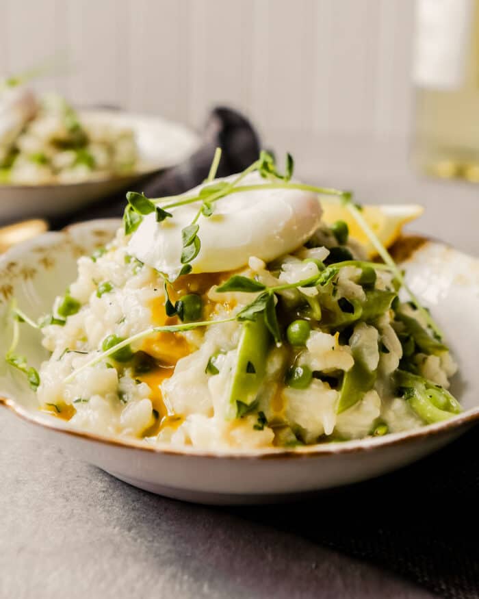 Spring Pea Risotto Recipe with Lemon and Parmesan