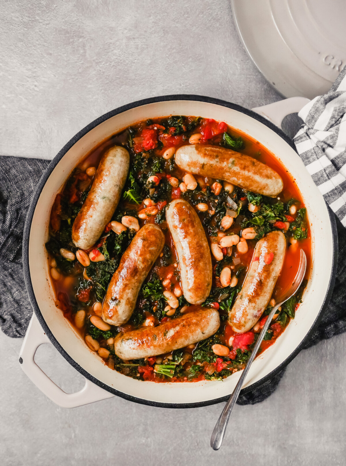 Italian Chicken Sausage Recipe with White Beans & Kale | Zestful Kitchen How Long Does Johnsonville Italian Sausage Last In The Fridge