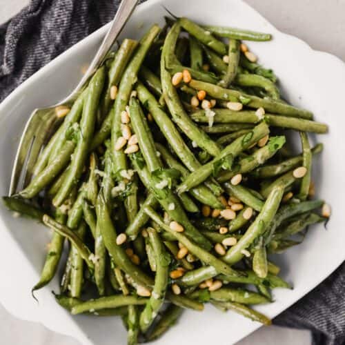 Easy Roasted Green Beans with Garlic & Lemon — Zestful Kitchen
