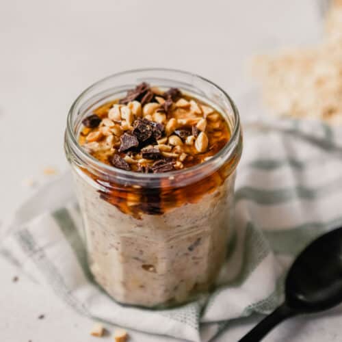 Chocolate Peanut Butter Overnight Oats (Gluten-Free) — Zestful Kitchen