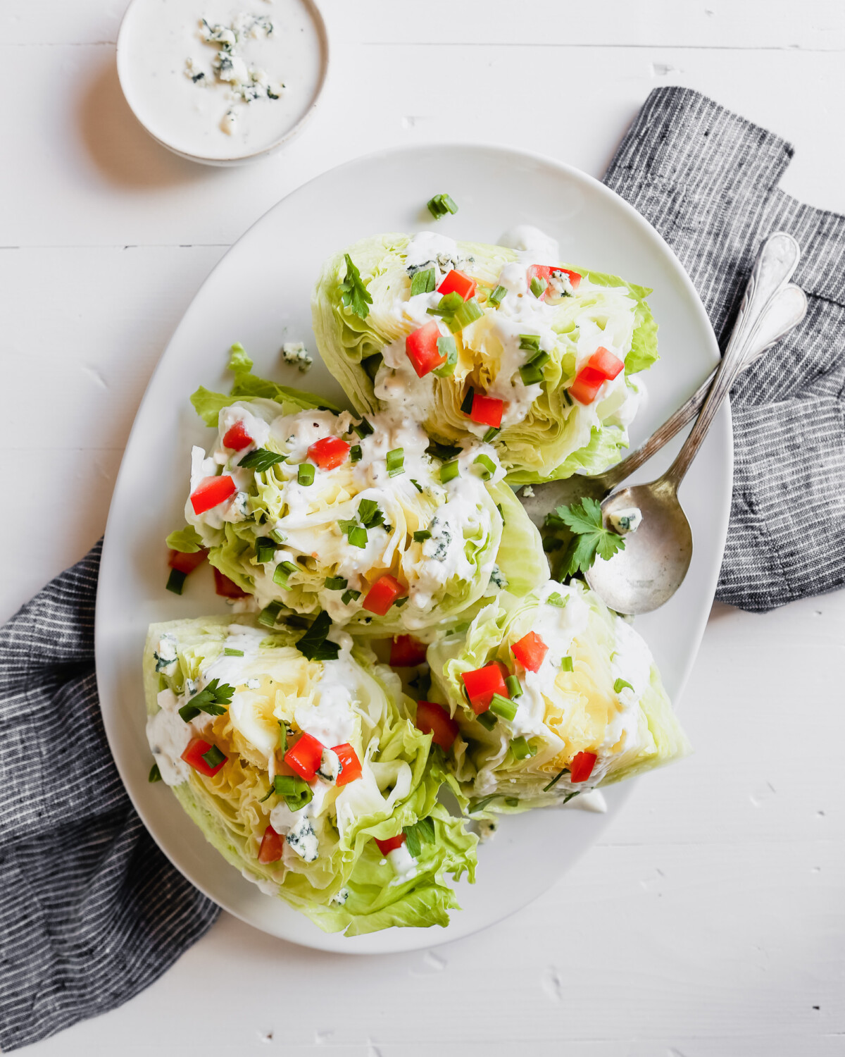 Wedge Salad Skewers - Recipes