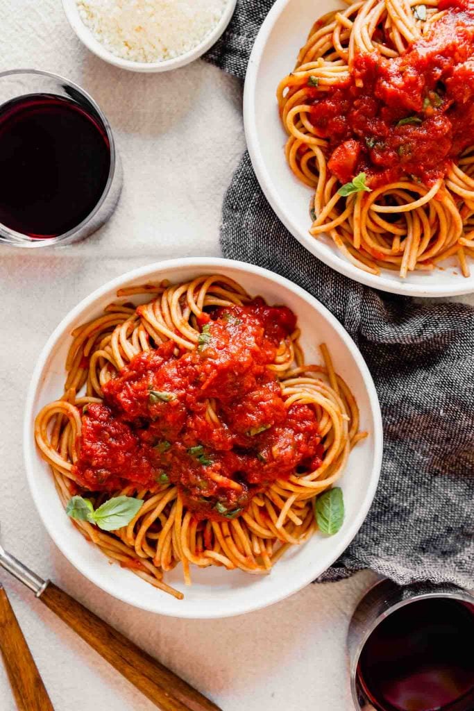 Quick & Elegant Red Wine Pasta Sauce — Zestful Kitchen