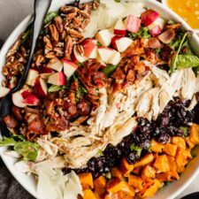 Harvest Chicken Or Turkey Cobb Salad Zestful Kitchen