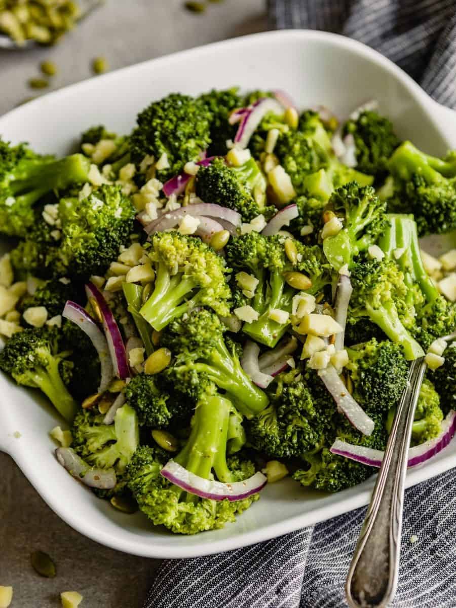 How to Make Healthy Broccoli Salad — Zestful Kitchen | Healthy-ish ...