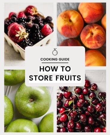 grid of fruit images with text overlay