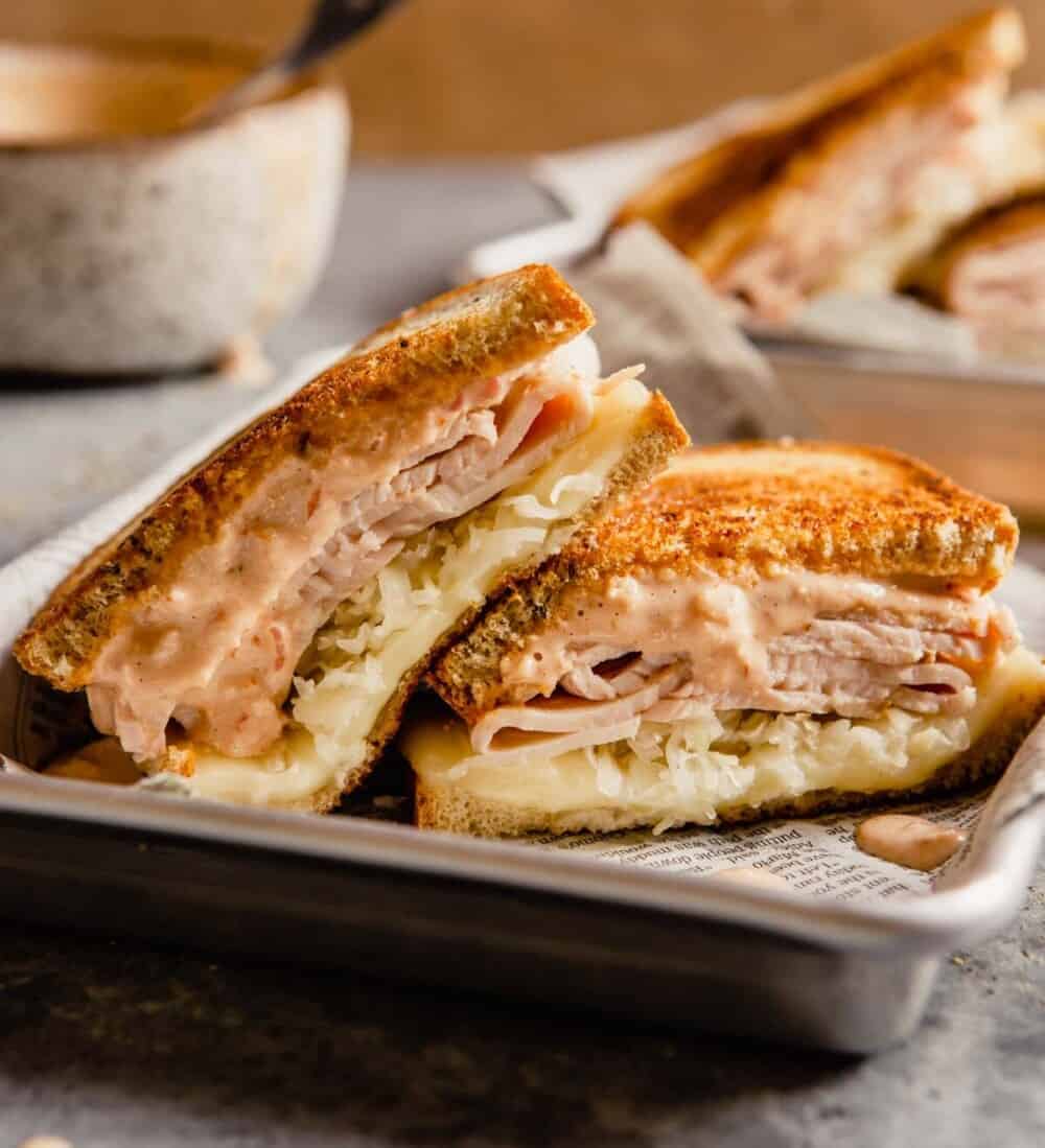 Rachel Sandwich (Turkey Reuben Sandwich) — Zestful Kitchen