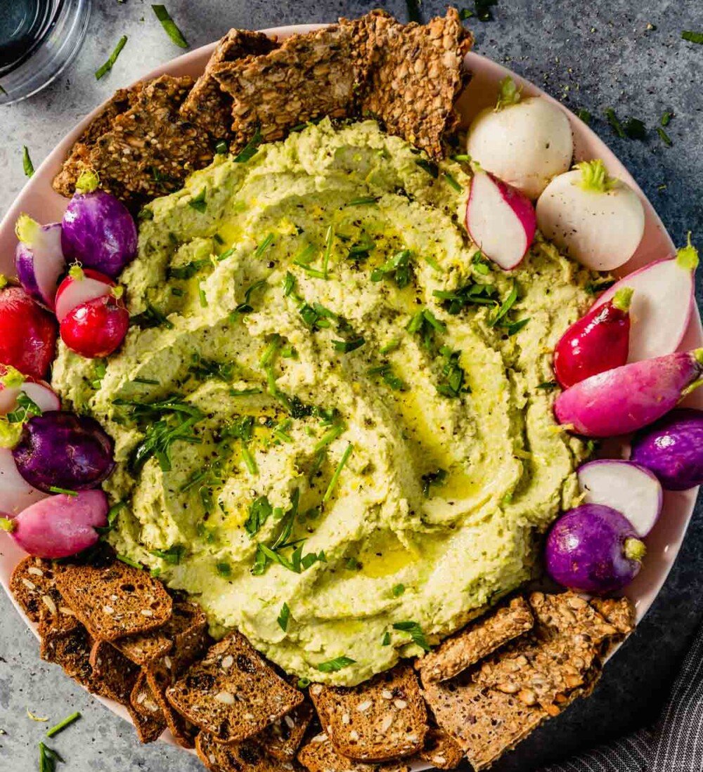 The Best Edamame Hummus Recipe | Zestful Kitchen (GF, V)