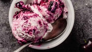 Cherry ice cream online recipe with condensed milk