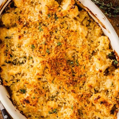 Cauliflower au Gratin with Gruyère & Thyme — Zestful Kitchen