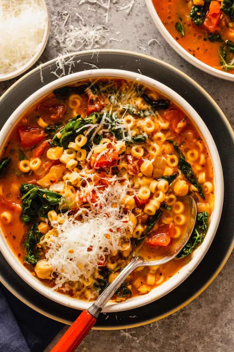 1-Pot Chickpea Noodle Soup - Minimalist Baker Recipes