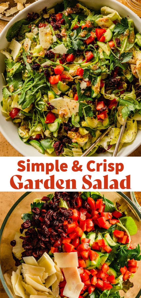 The Ultimate Fresh Garden Salad Recipe (Easy and Simple)