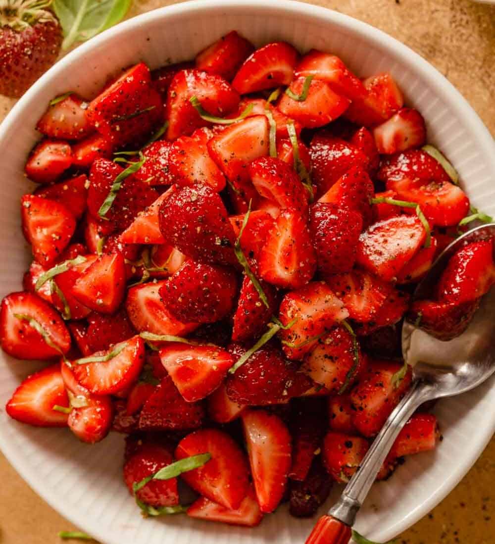 Simple Strawberry Salad With Basil   Strawberry Salad For Web 4 1000x1099 