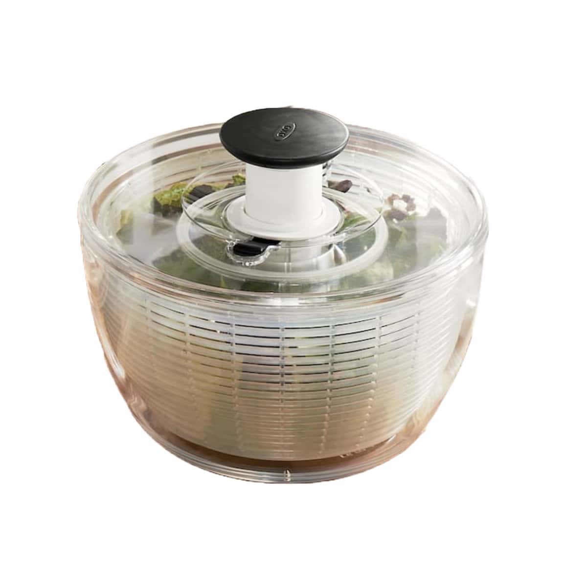 salad spinner on a white background