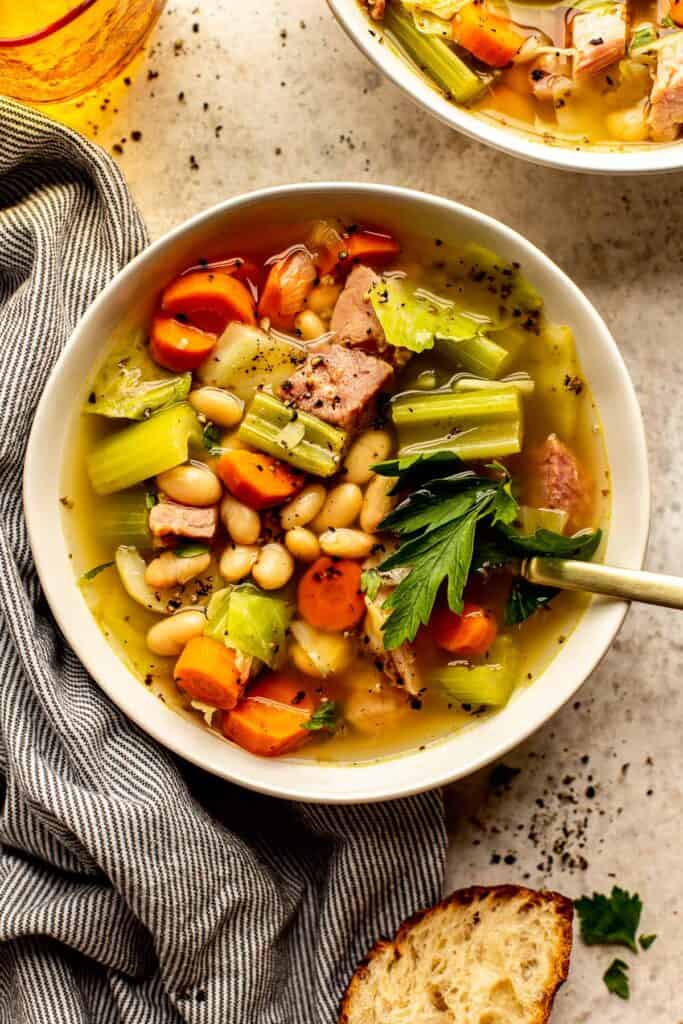 Quick Bean and Ham Soup — Zestful Kitchen