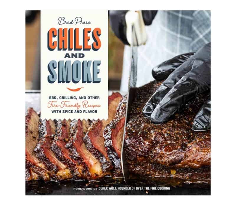 chiles and smoke cookbook cover on white background