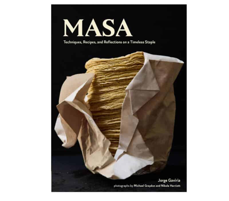 masa cookbook cover on white background