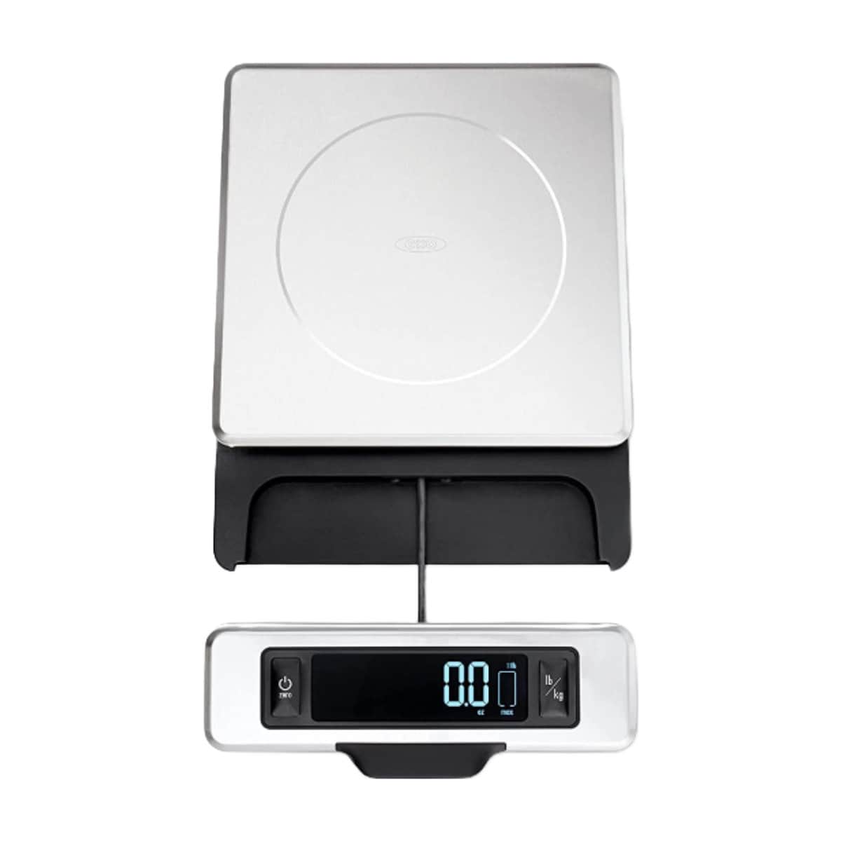 food scale on a white background