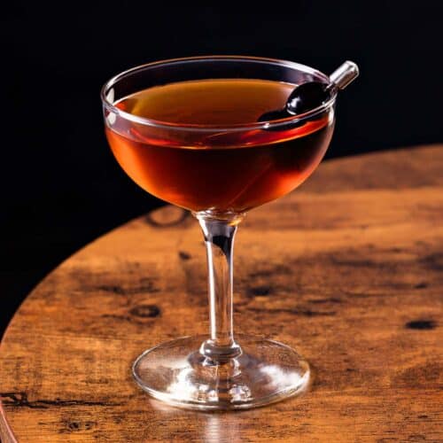 Smooth and Sexy Cuban Manhattan Cocktail Recipe - Hostess At Heart