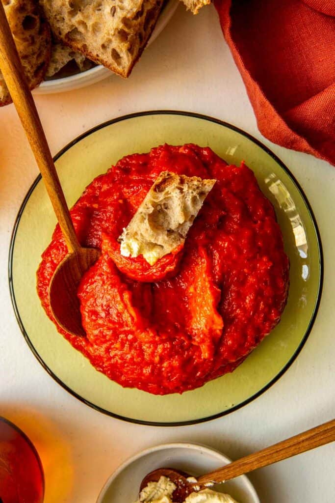 Ajvar Recipe (Easy Authentic Serbian Roasted Red Pepper Relish)