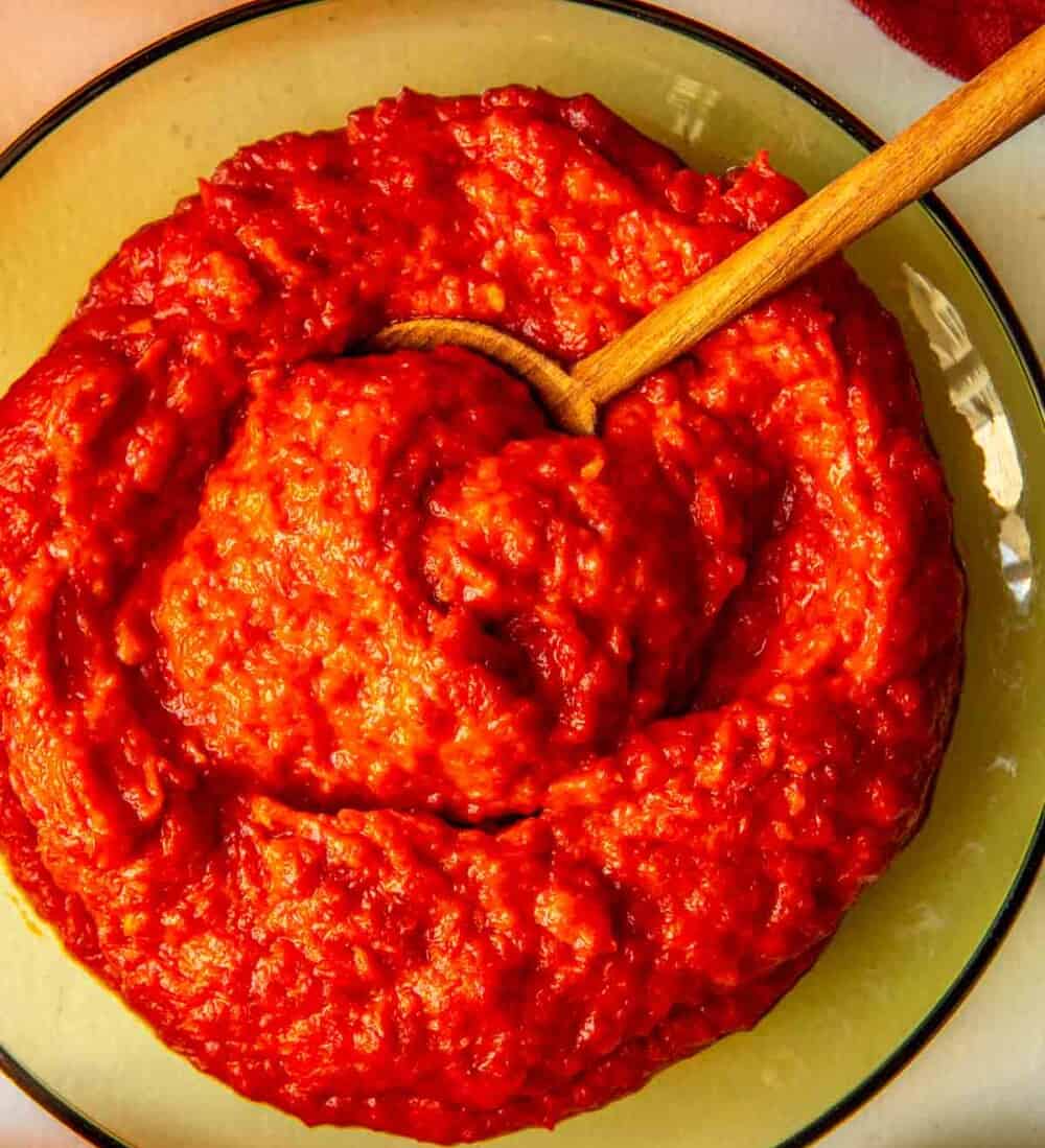 Ajvar Recipe (Easy Authentic Serbian Roasted Red Pepper Relish)