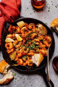 Easy 15-Minute Cajun Shrimp Skillet Recipe — Zestful Kitchen