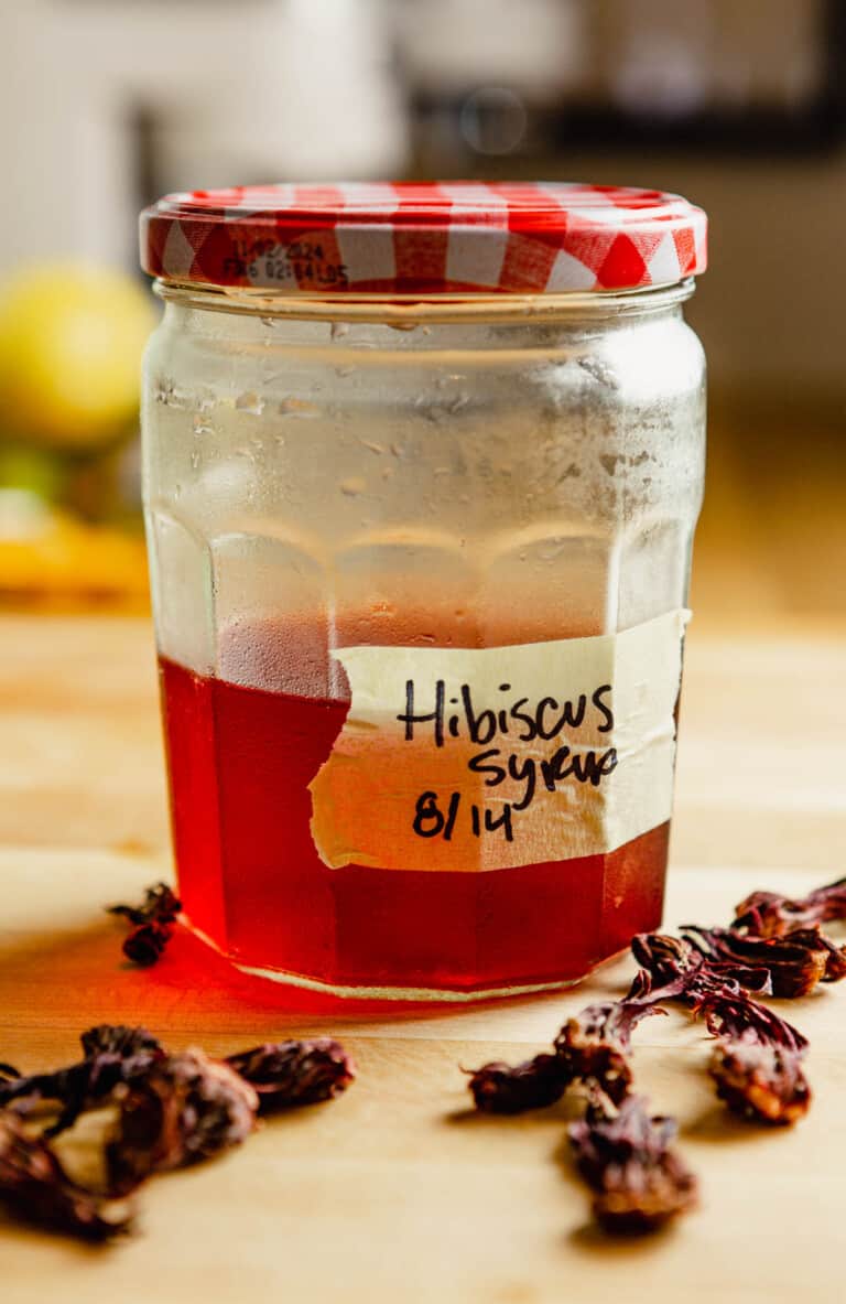 Hibiscus Syrup Recipe — Zestful Kitchen